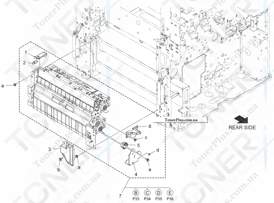 Каталог запчастей для Konica-Minolta bizhub C454e - PAPER FEED SECTION