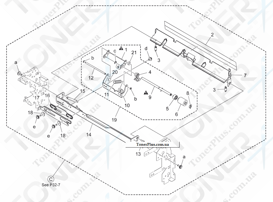 Каталог запчастей для Konica-Minolta bizhub C454e - 1ST PAPER FEED SECTION 2