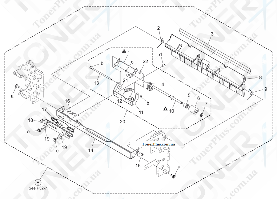 Каталог запчастей для Konica-Minolta bizhub C454e - 2ND PAPER FEED SECTION 2