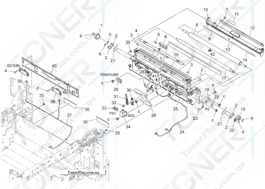 Каталог запчастей для Konica-Minolta bizhub C454e - CONVEYANCE SECTION