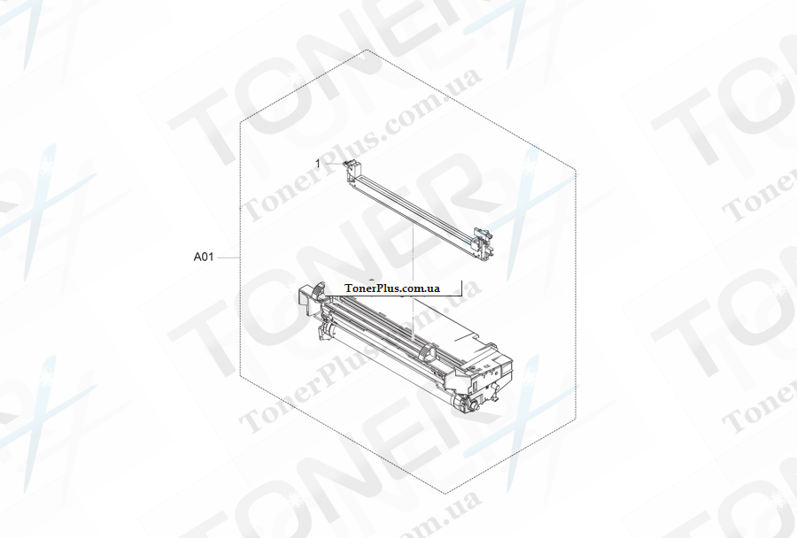 Каталог запчастей для Kyocera-Mita FS1024MFP - Image Formation Section