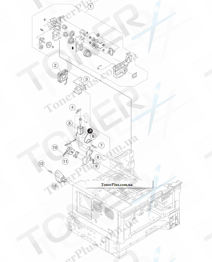 Каталог запчастей для Lexmark X925 - Base 2