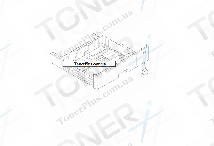 Каталог запчастей для Lexmark X925 - 550 sheet option feeder tray