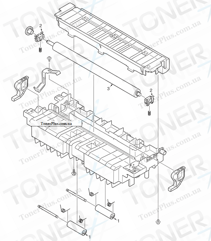 Каталог запчастей для OKI B412dn - Frame-Assy-TR