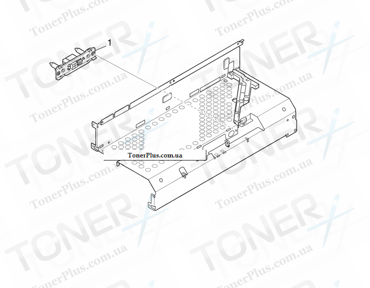 Каталог запчастей для OKI ES9541dn - Plate-Assy-Side-LB