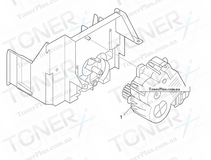 Каталог запчастей для OKI ES9431dn - Frame-Assy-TC-R