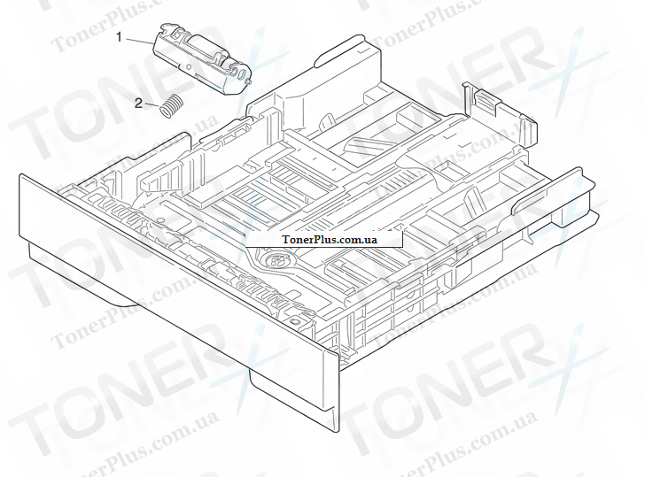 Каталог запчастей для OKI MB491 plus LP - Cassete-Assy(250sht)