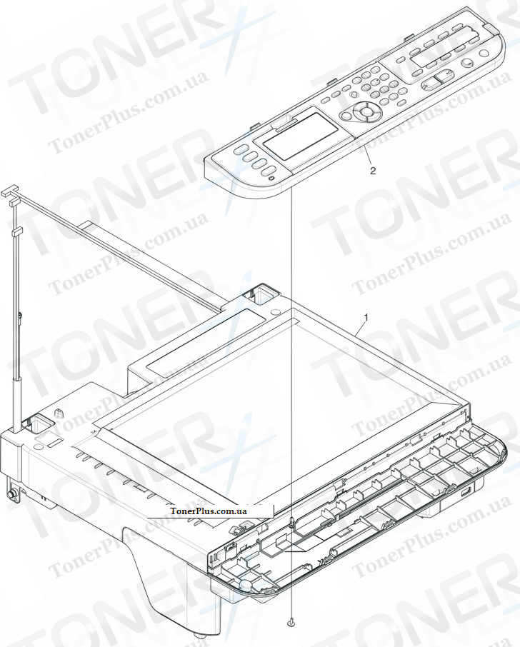 Каталог запчастей для OKI MC561MFP - Flatbed-Unit