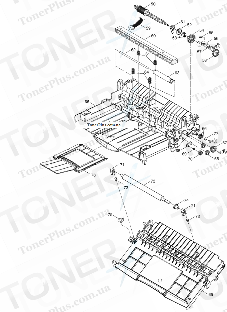 Каталог запчастей для Panasonic KXFL611 - OPERATION COVER SECTION (3)