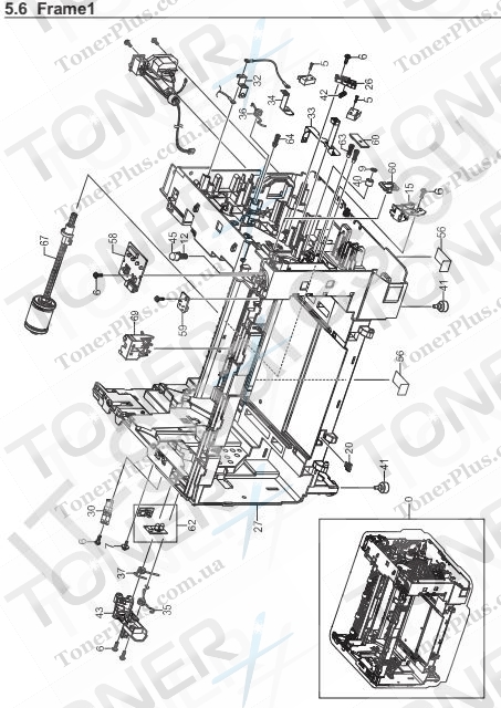 Группа запчастей для Samsung CLP-315 - 