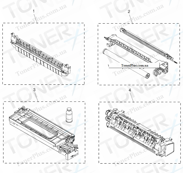 Каталог запчастей для Toshiba e-Studio 163 - REPLACE UNIT