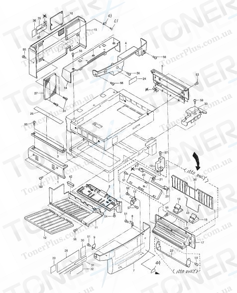 Группа запчастей для Toshiba 1550pc - 