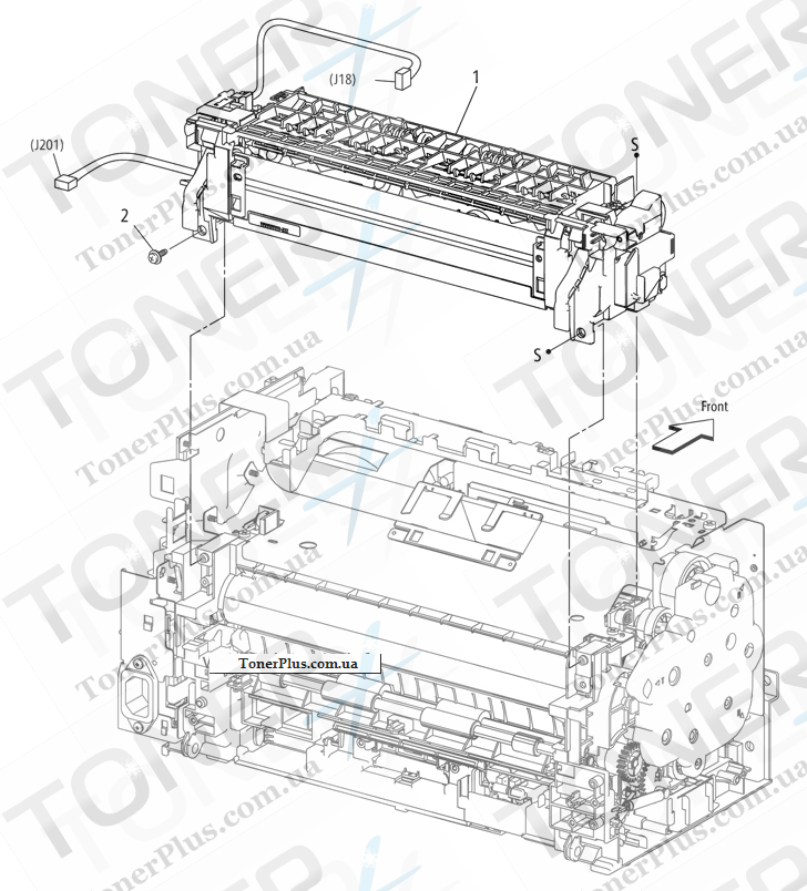 Каталог запчастей для Xerox Phaser 3040 - Fuser