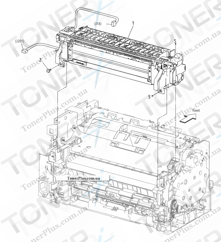 Каталог запчастей для Xerox WorkCentre 3045 - Fuser